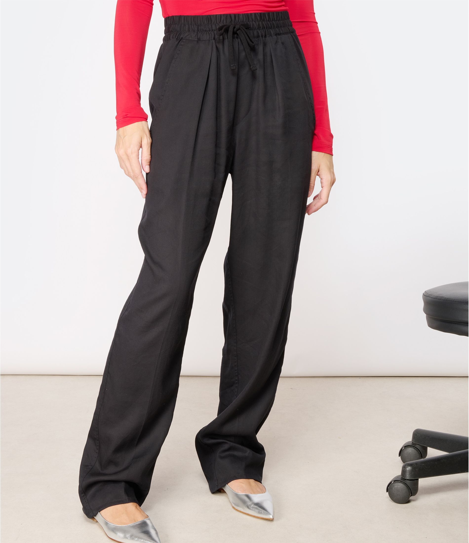 Shop Isabel Marant Étoile Vinciane Drawstring Pants In Black