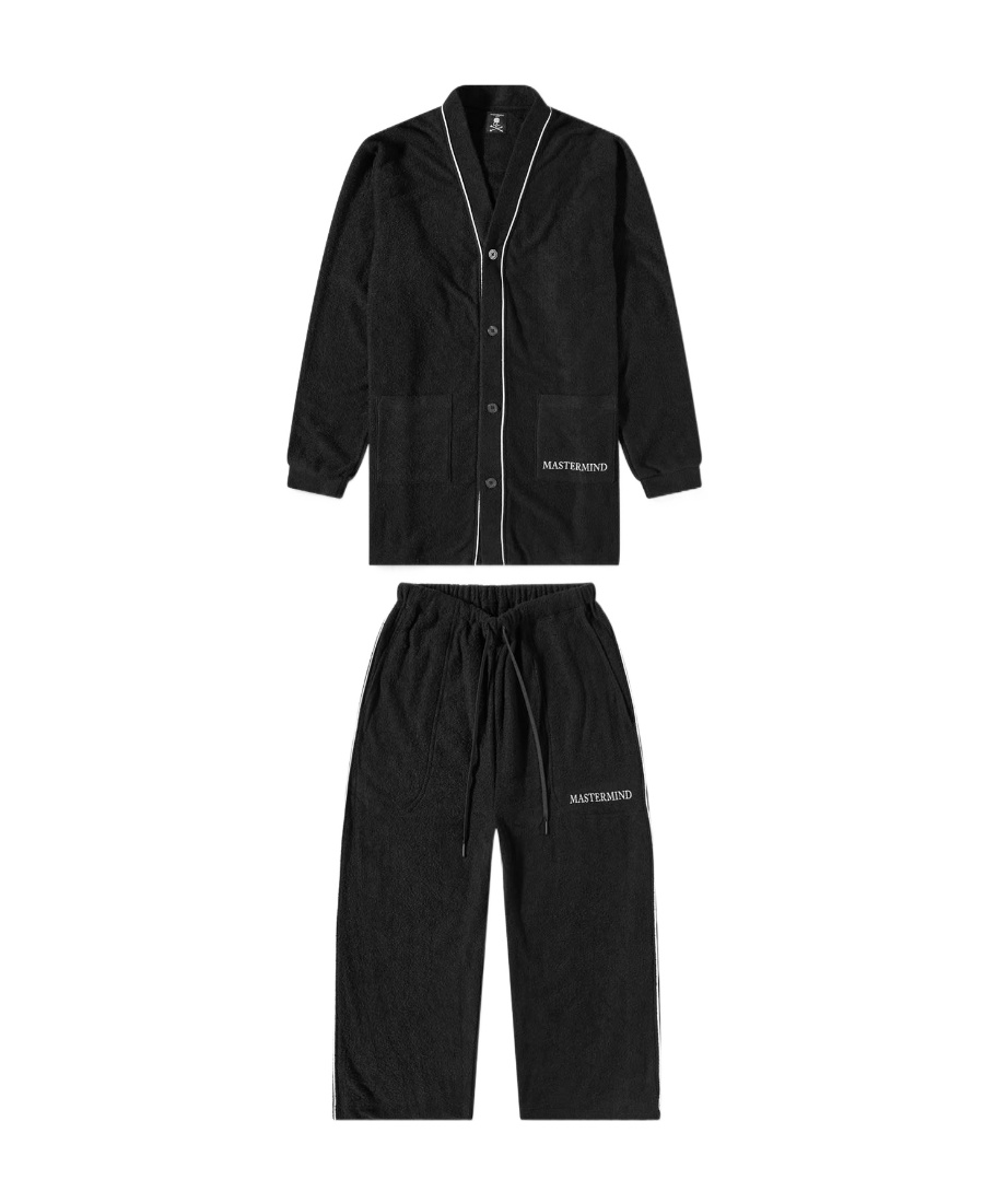Mastermind Japan Long-sleeved Pajamas And Trousers In Black