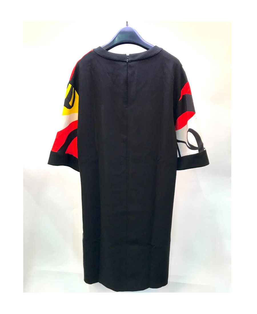 Iceberg Round-necked Printed Dress In Multicolor