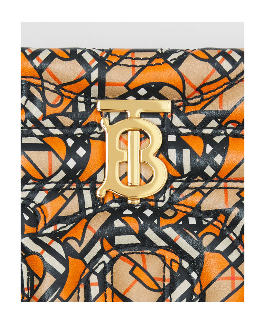 Burberry Micro Lola Monogram-print Bucket Bag In Multicolor