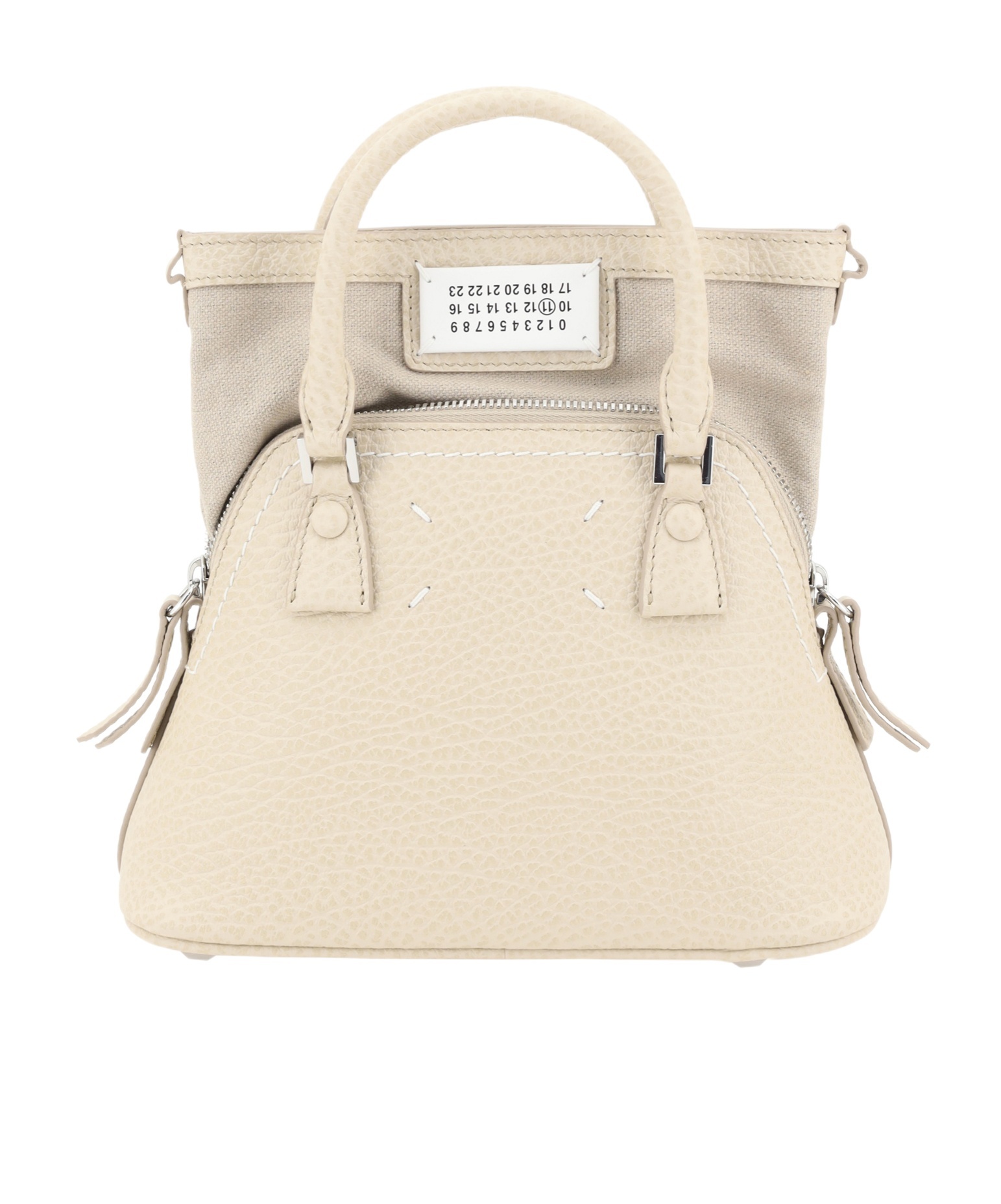 Maison Margiela 5ac Micro Shoulder Bag In Neutral