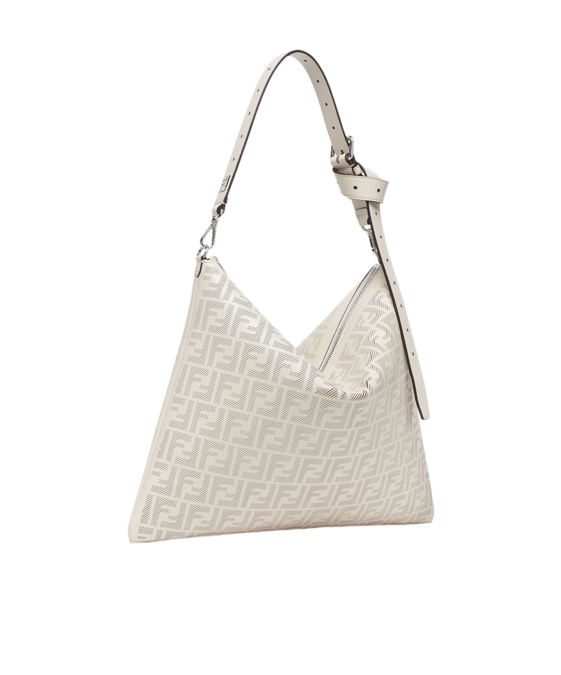 Fendi After Ff Shoulder Bag In Nude