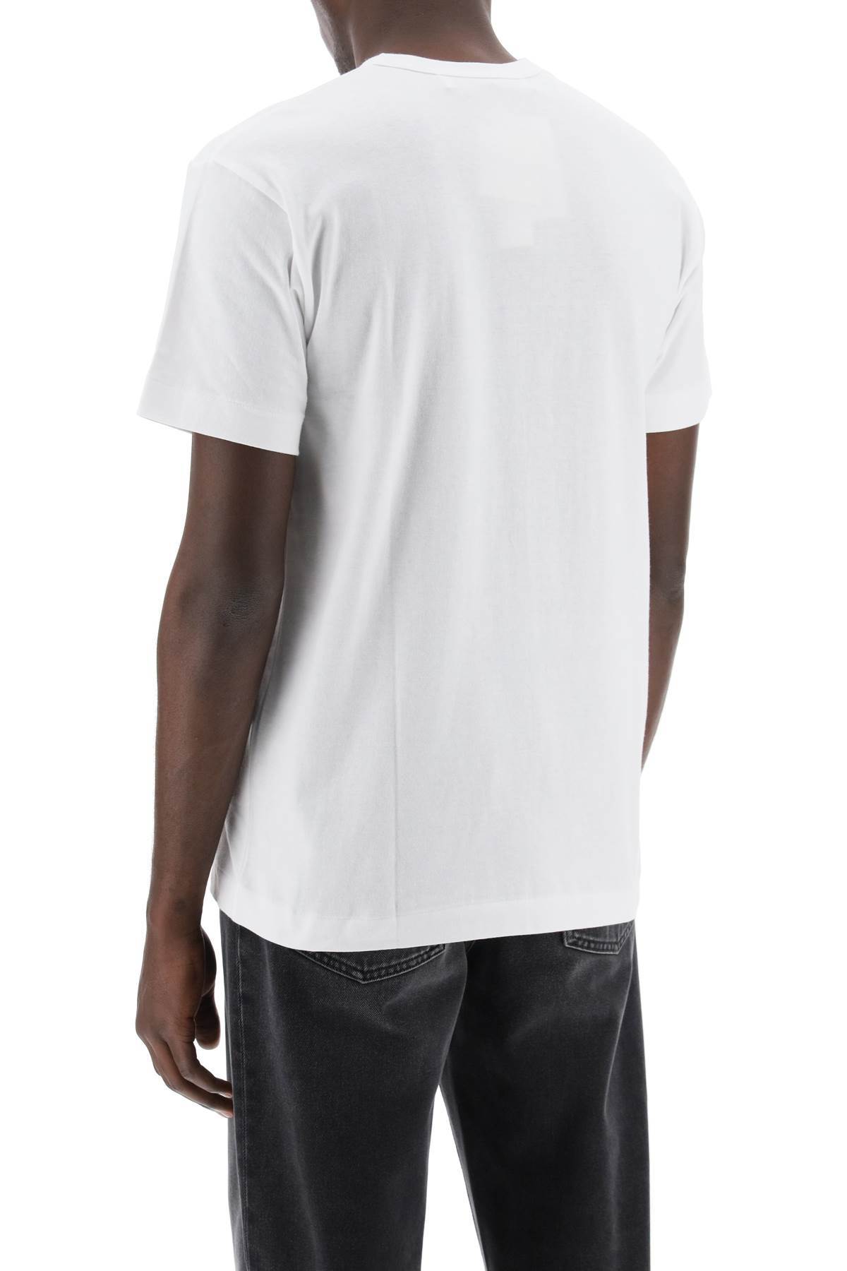Comme Des Garçons Play Comme Des Garcons Play Camouflage Edge Heart Kawakubo Rei Short Sleeve White