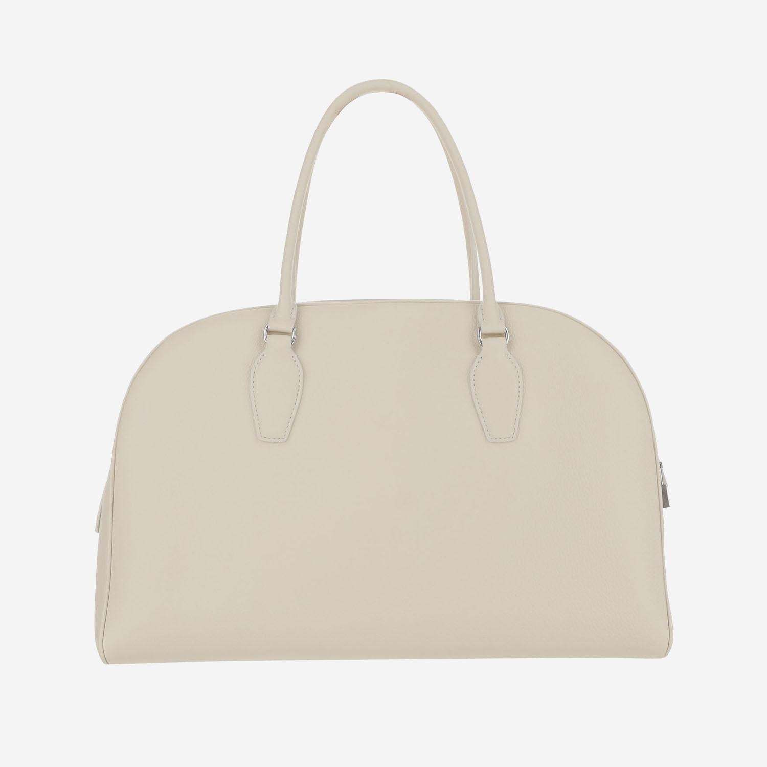 The Row Double Handle Tote Bag In White