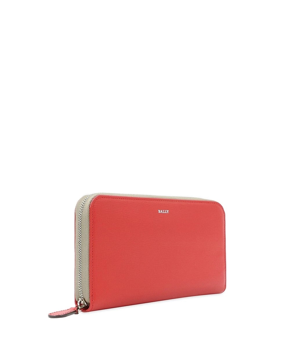 Shop Bally Logo Wallet In Red