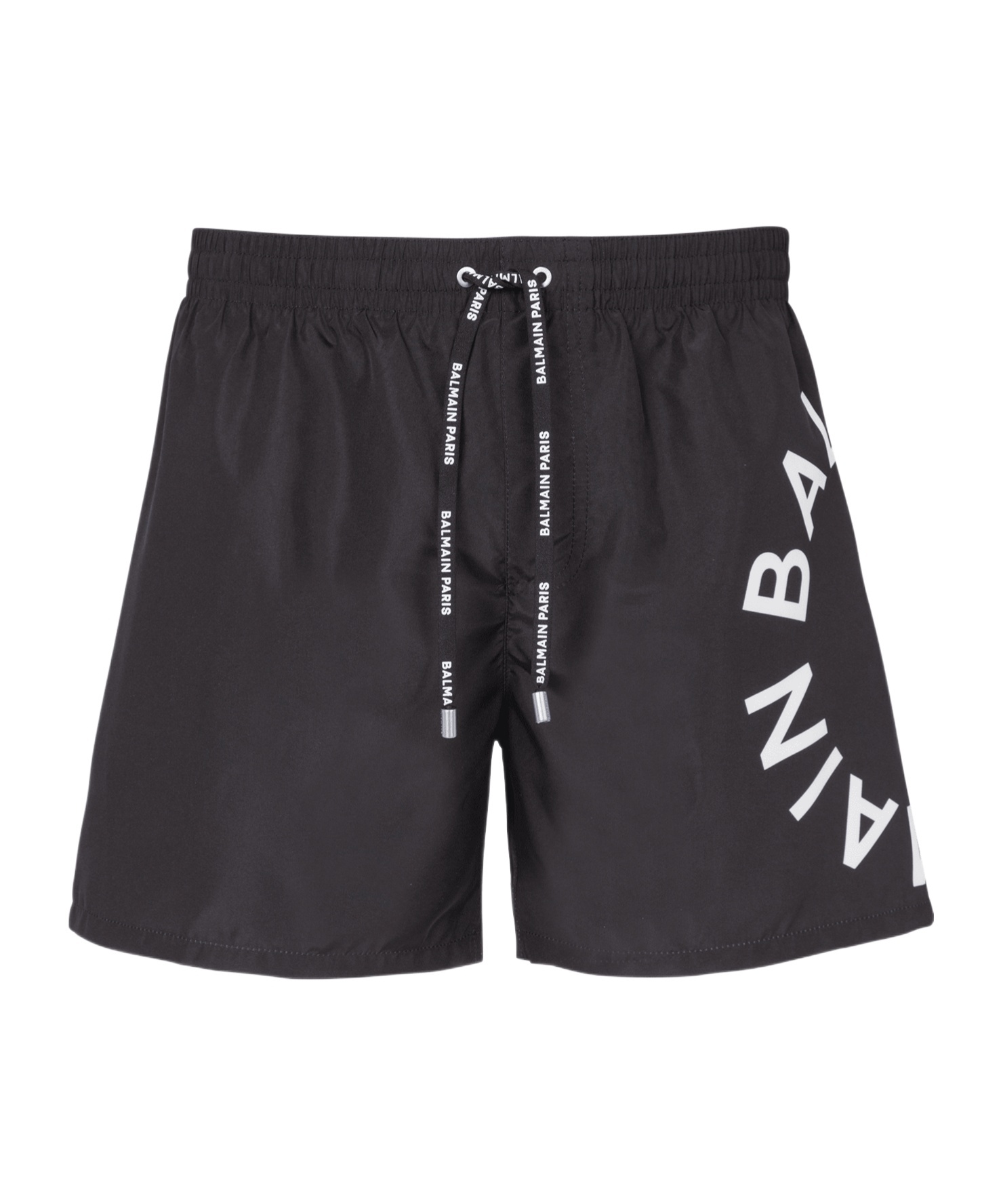 Shop Balmain Swim Shorts In Black
