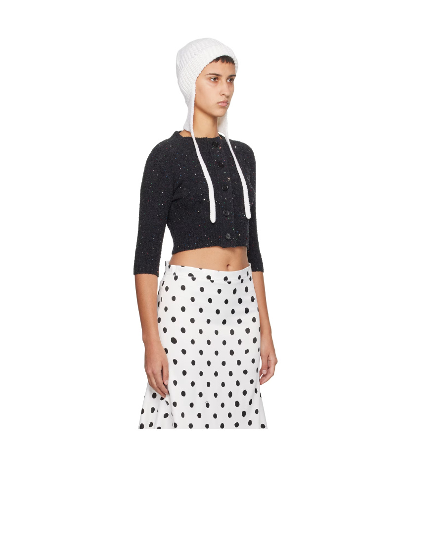 Marni Logo Woolen Hat In Multicolor