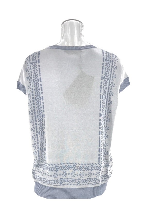 Max Mara Round Neck Sweater In White
