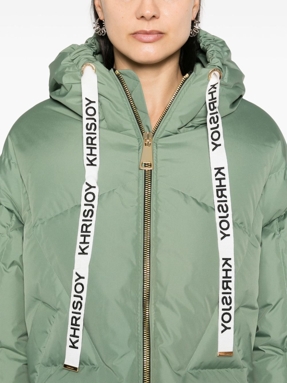 Khrisjoy Khris Iconic Puffer Jacket In Green