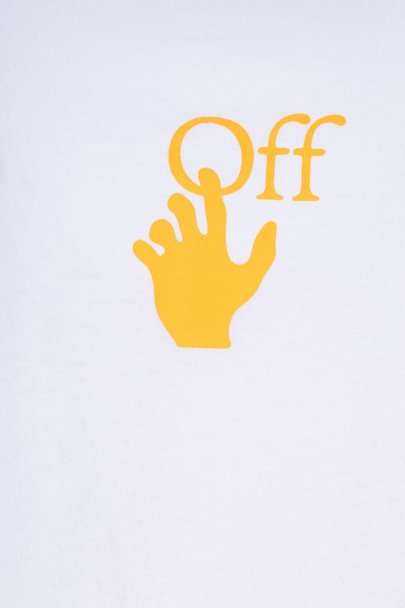 Off-white Fw21 Printing Short Sleeve Ordinary Version White In White