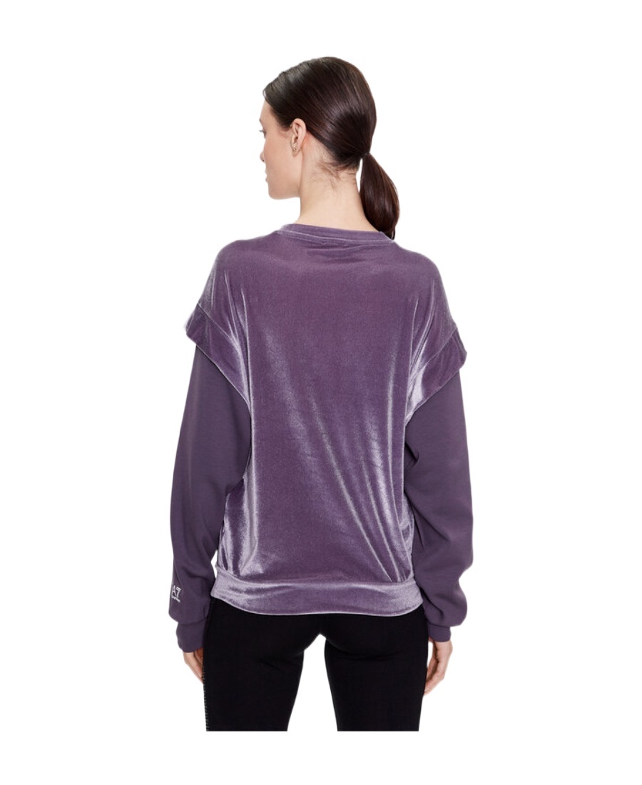 EA7 LONG-SLEEVED ROUND-NECK SWEATER
