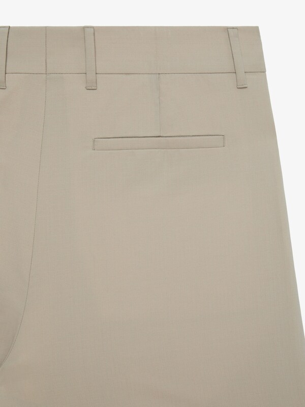 Givenchy Front-pleated Pants With Cut Out Detailing In Gray