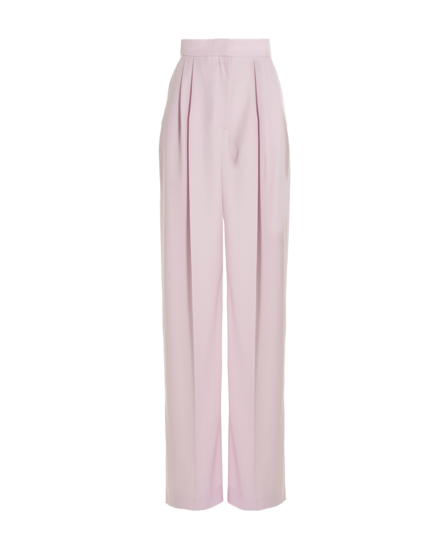 Alexander Mcqueen Mcqueen Women Pants With Front Pleats In Pink