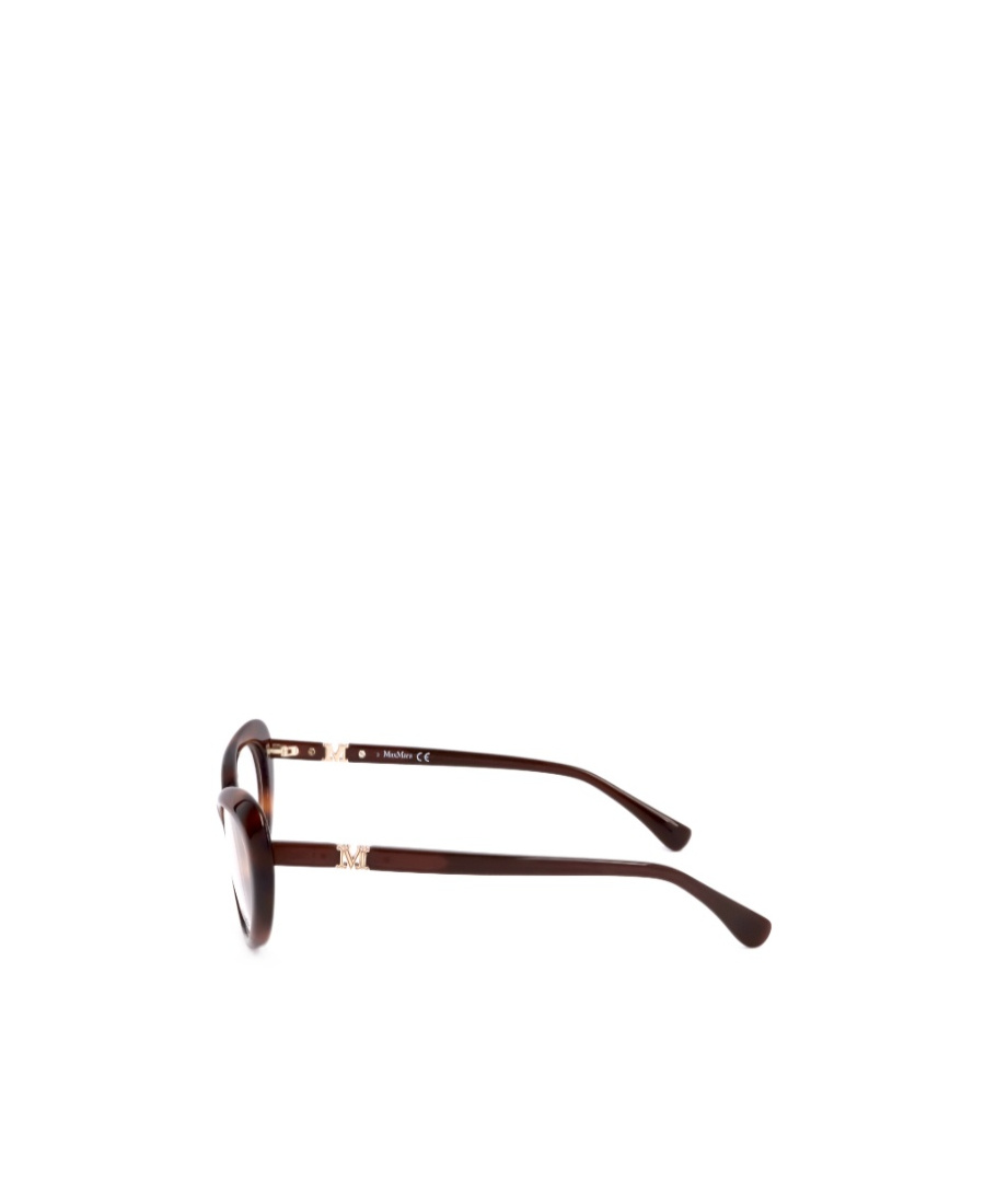 Max Mara Logo Flat Mirror In Brown