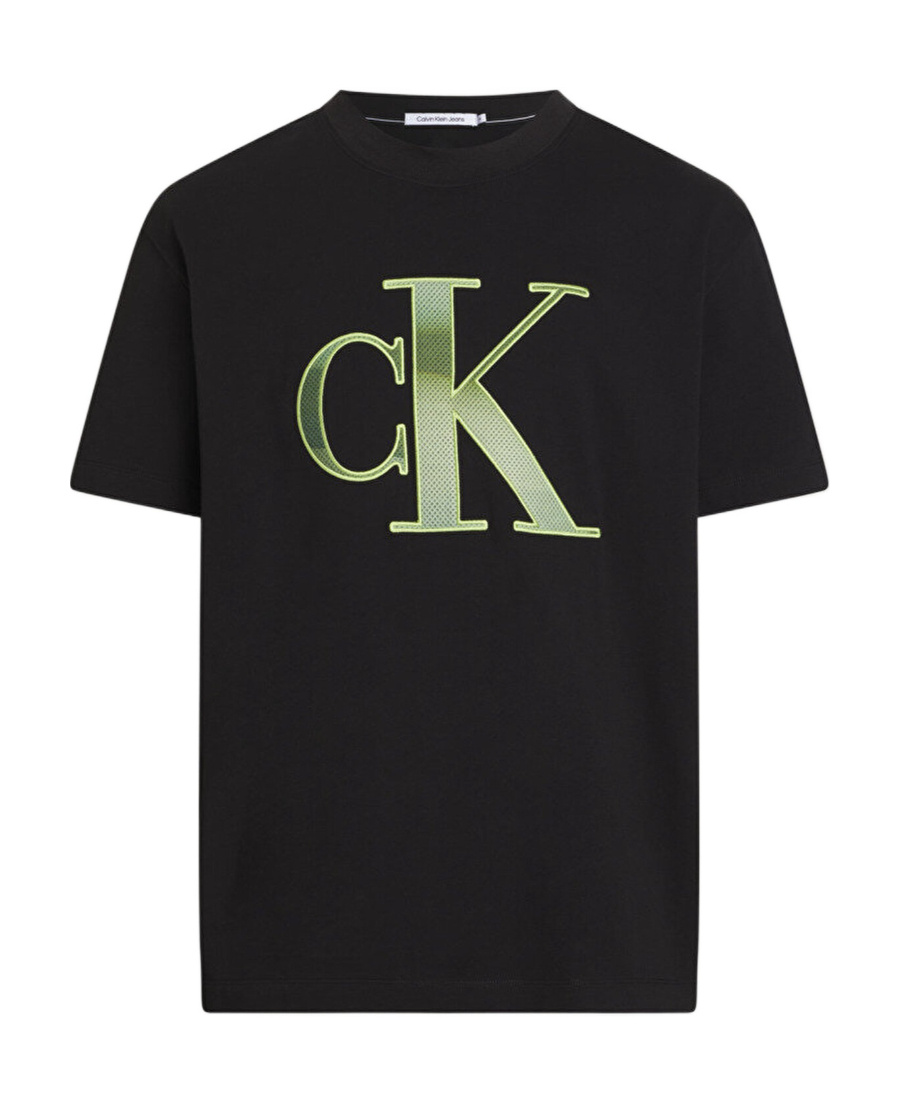 Calvin Klein Jeans Est.1978 T-shirt With Round Neck And Short Sleeves In Black