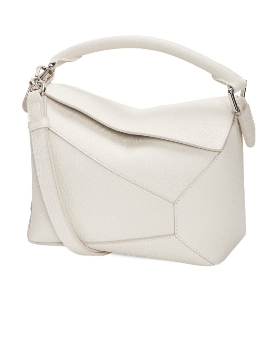 Loewe Puzzle Edge Monochrome Bag In White