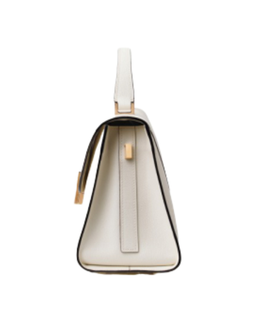 Valextra Iside Top-handle Bag In White