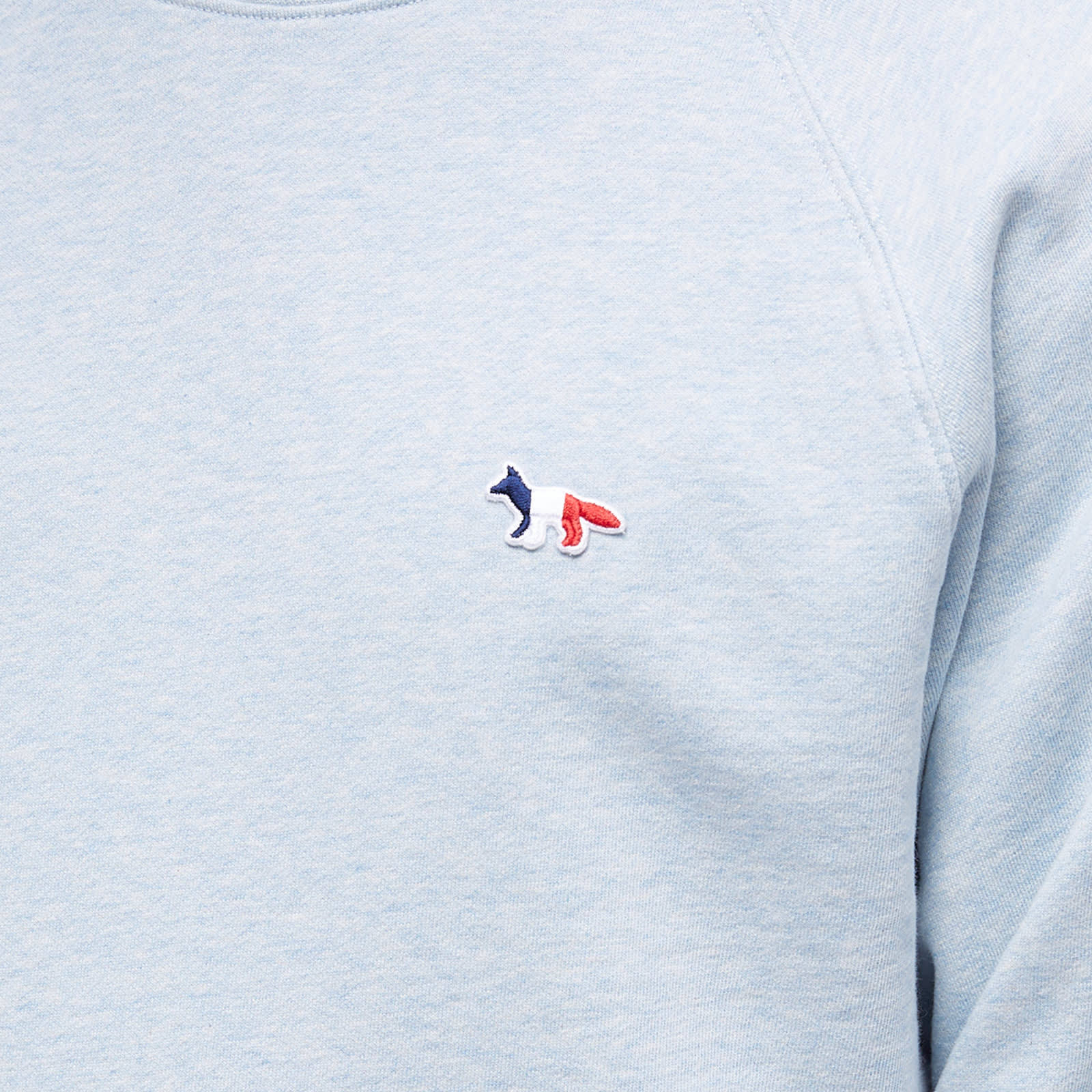 MAISON KITSUNÉ LOGO-PATCH COTTON JUMPER