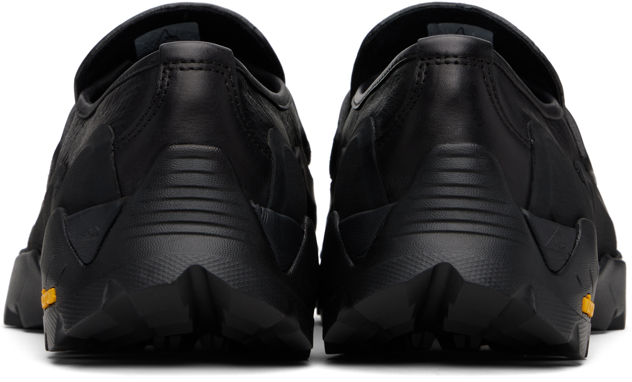 Roa Round-headed Love Shoes In Black