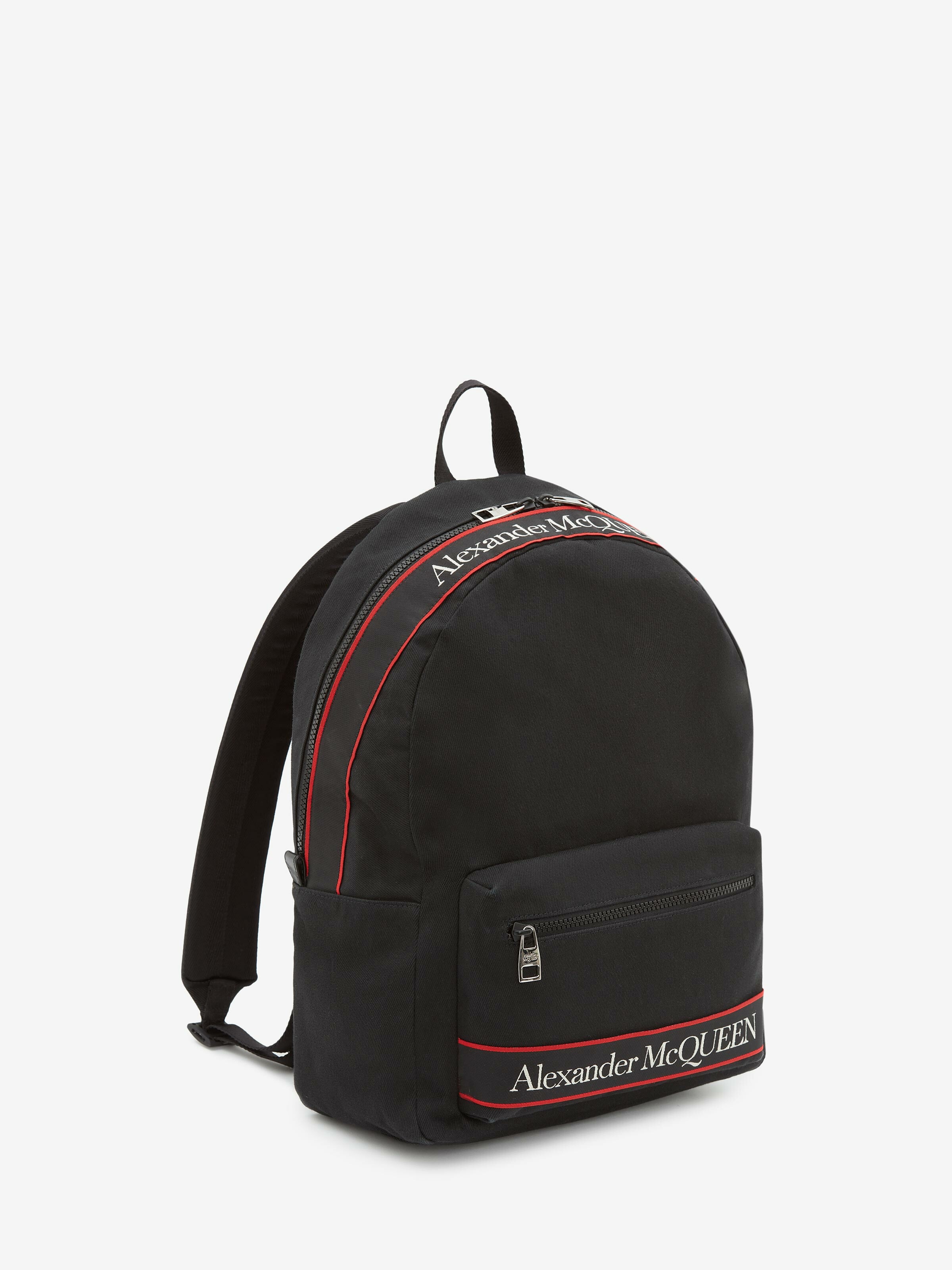 Alexander Mcqueen Metropolitan Selvedge Duffle Bag In Black