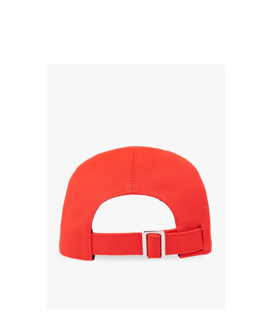 Ferragamo Logo Baseball Cap In Orange