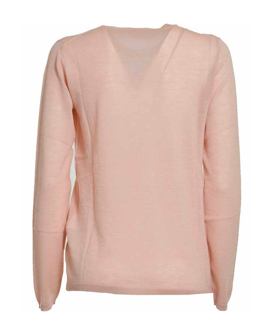 Max Mara Classic Crewneck Sweater In Nude
