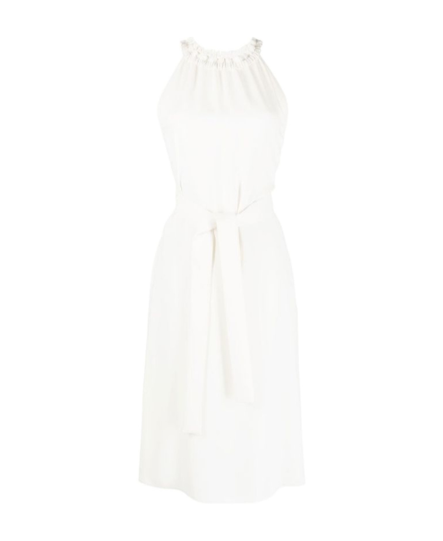 P.a.r.o.s.h Logo Dress In White