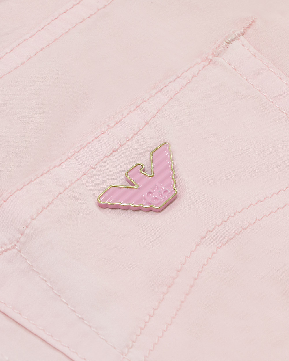 Armani Jeans Belt Ring Jeans In Pink