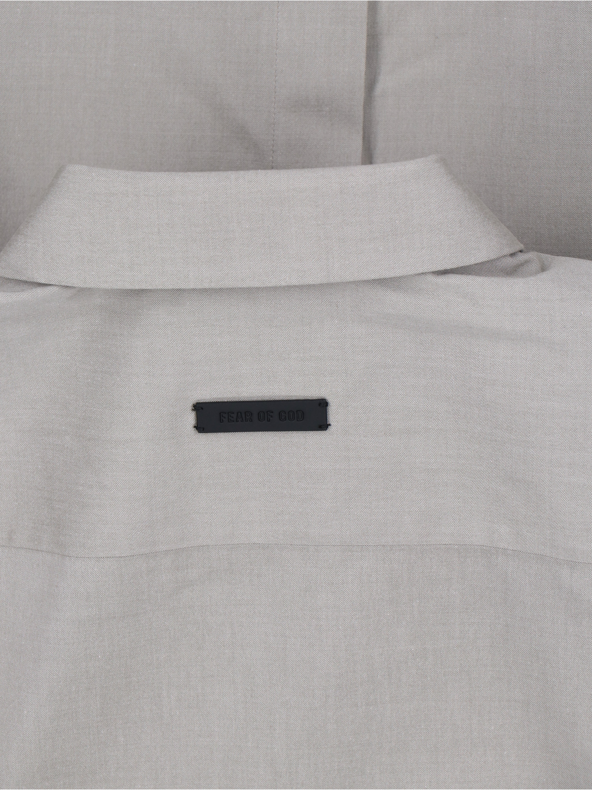 Fear Of God Long-sleeved Curved Hem Shirt In White