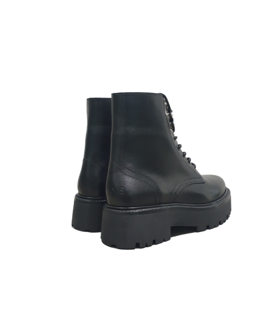 Celine Round-headed Boots In Black