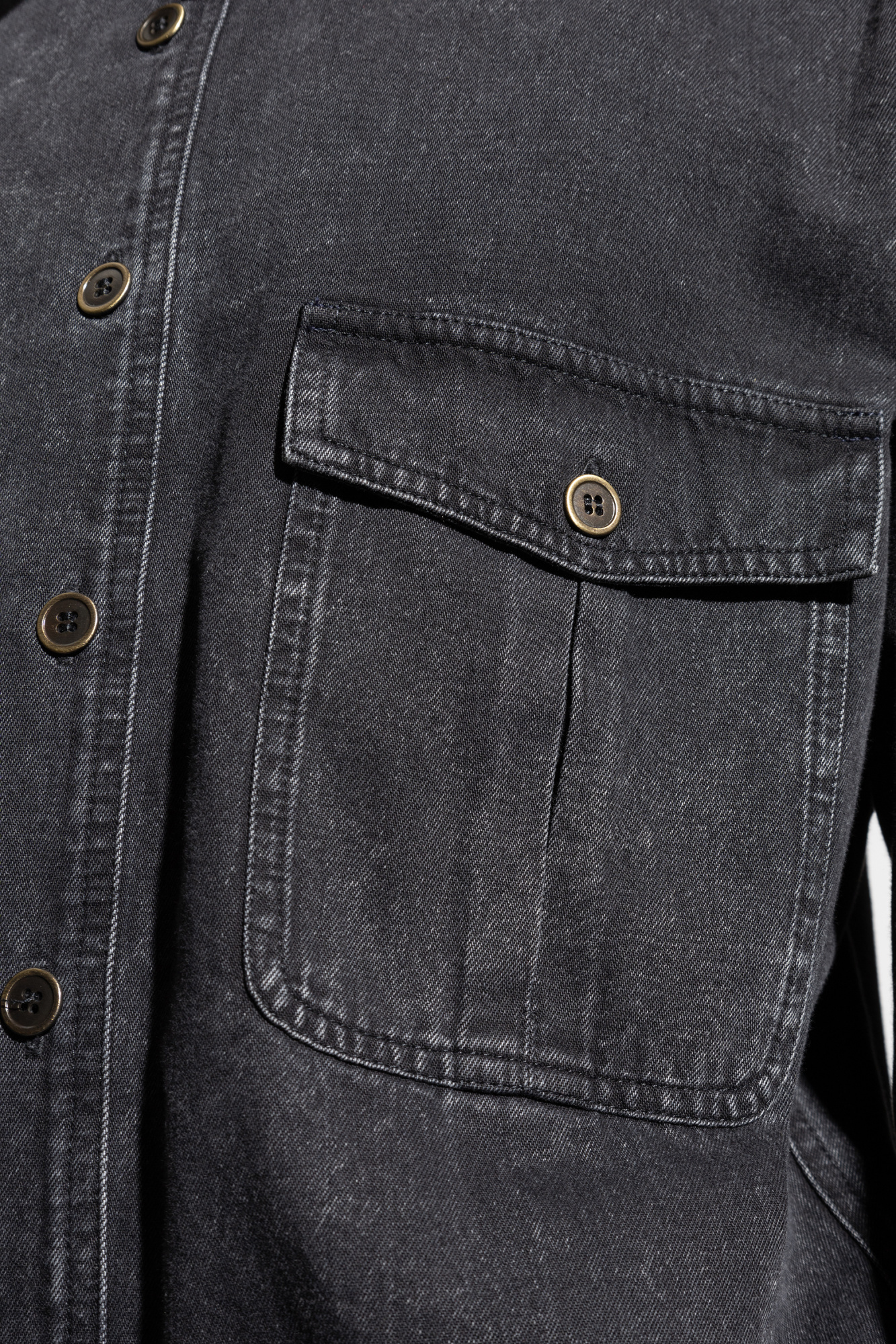 Isabel Marant Button-fastening Pocket Jumpsuit In Black