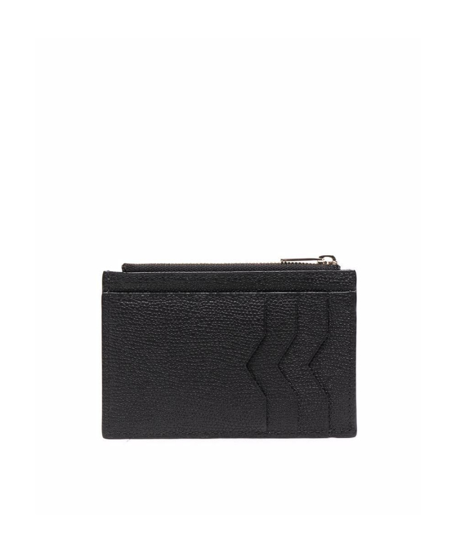 Valextra Leather Wallet In Black