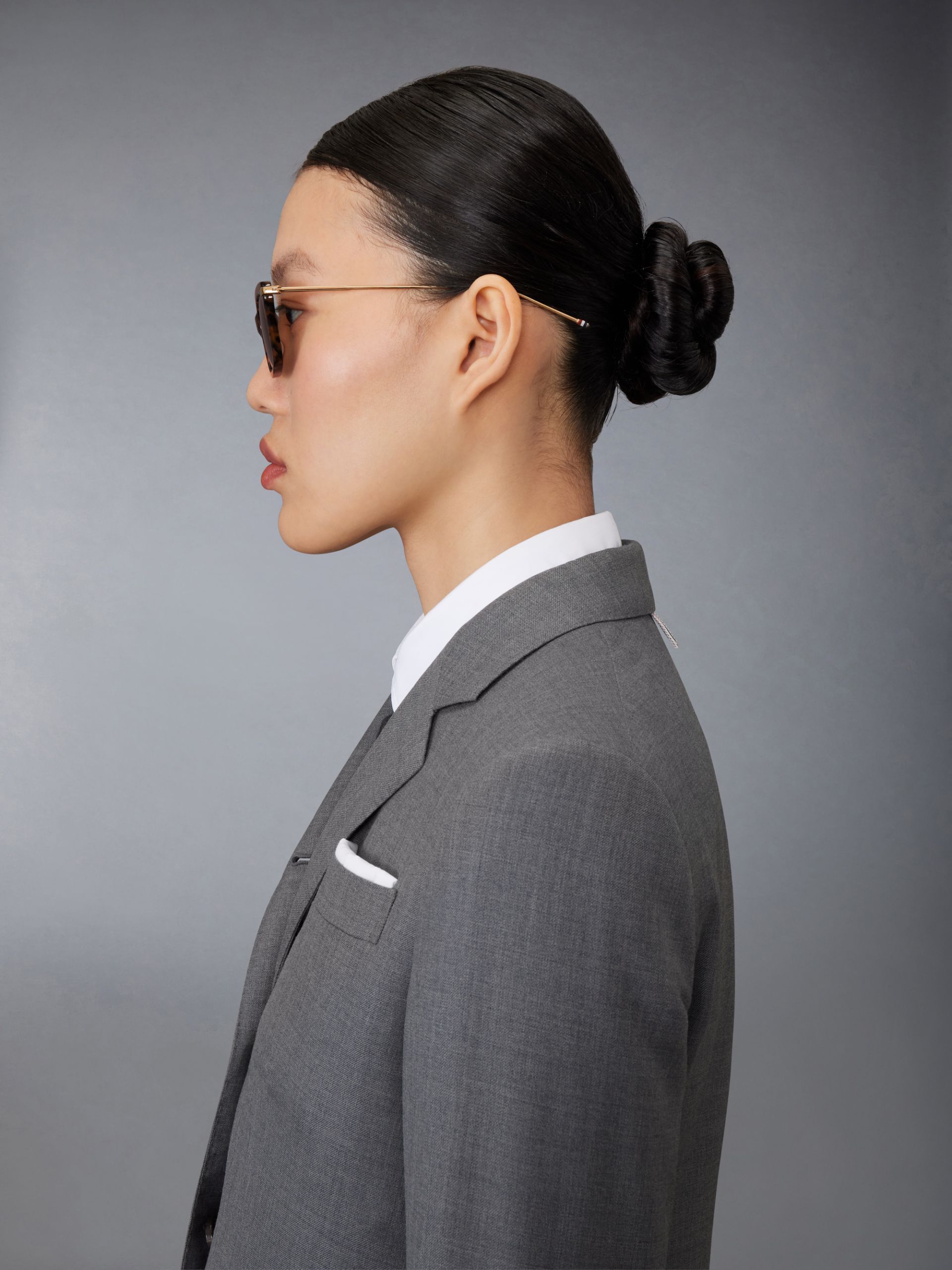 Thom Browne Tortoiseshell Square-frame Sunglasses In Multicolor