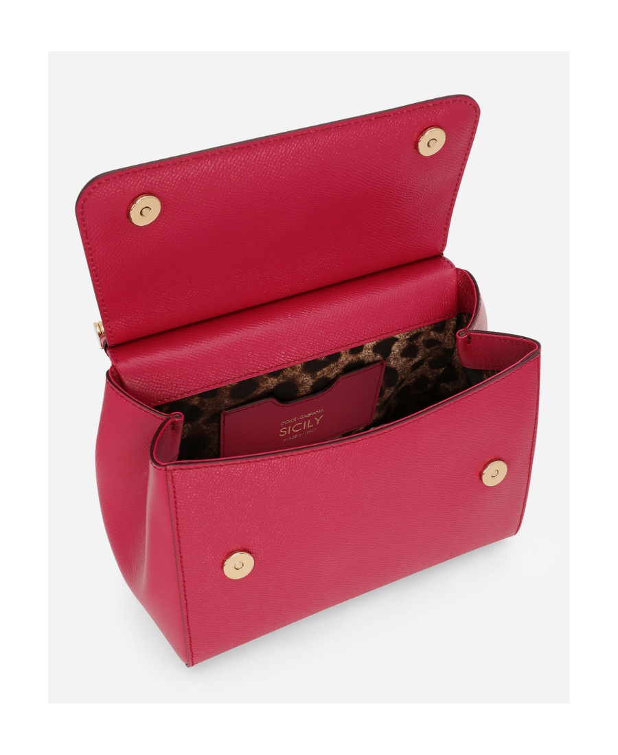Dolce & Gabbana Premium Black Tote Bag For Women In Red