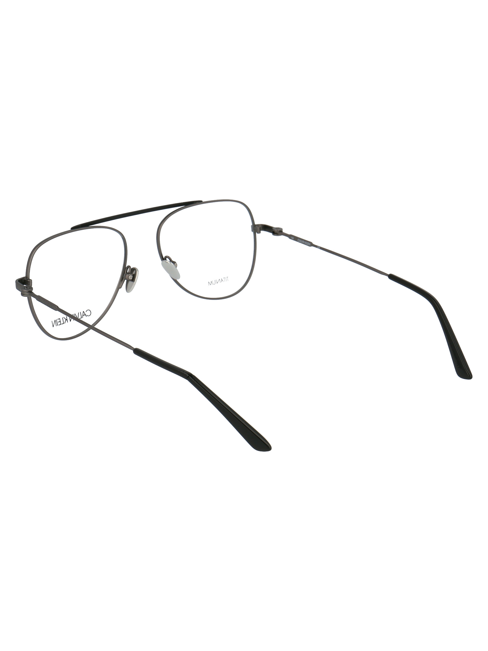 Calvin Klein Logo Flat Mirror In Gray