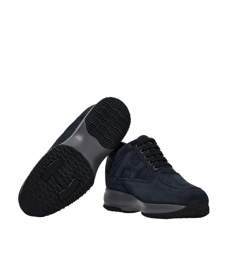 Hogan Interactive Low-top Sneakers In Black