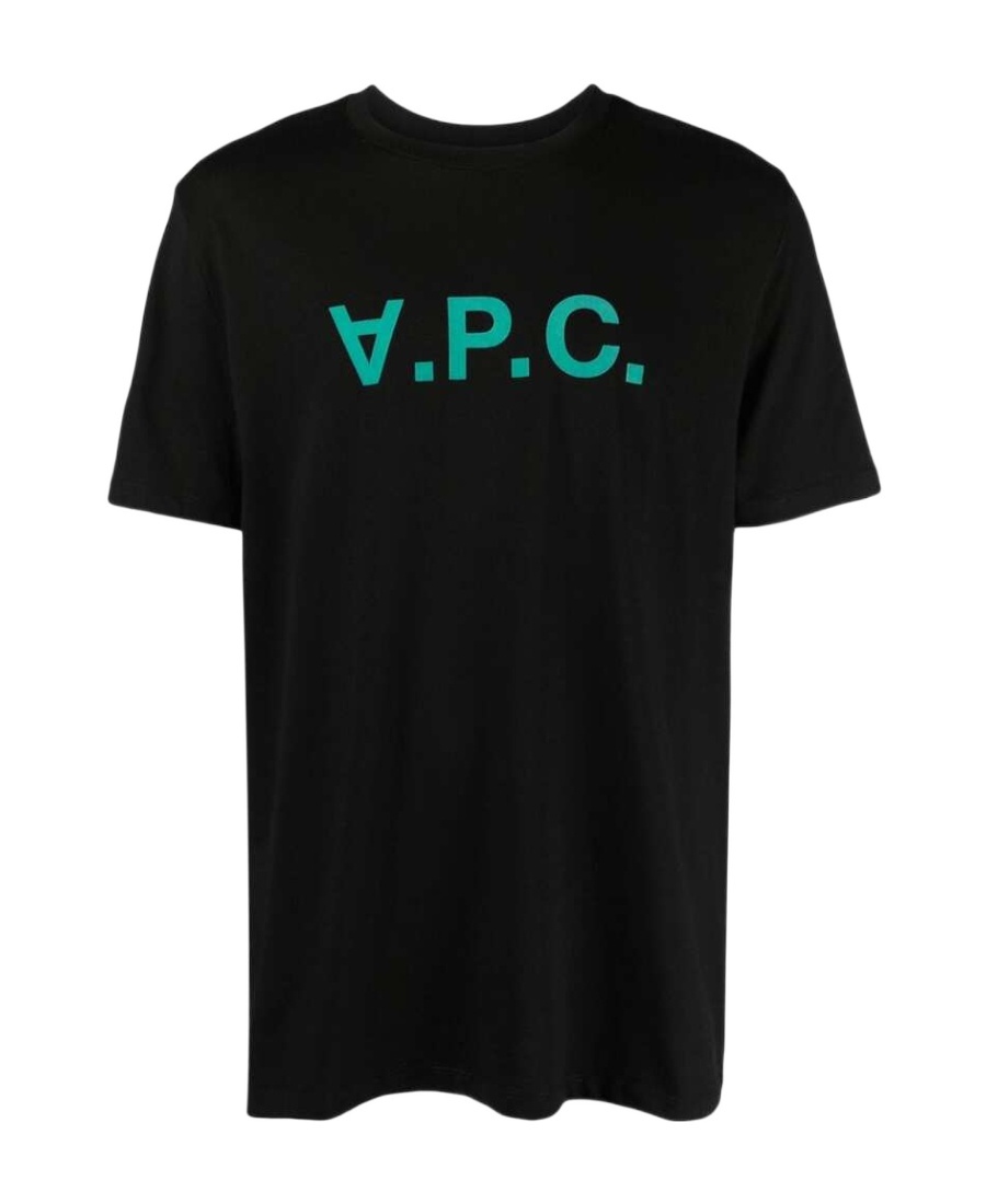Apc Logo-appliqué Cotton T-shirt In Black