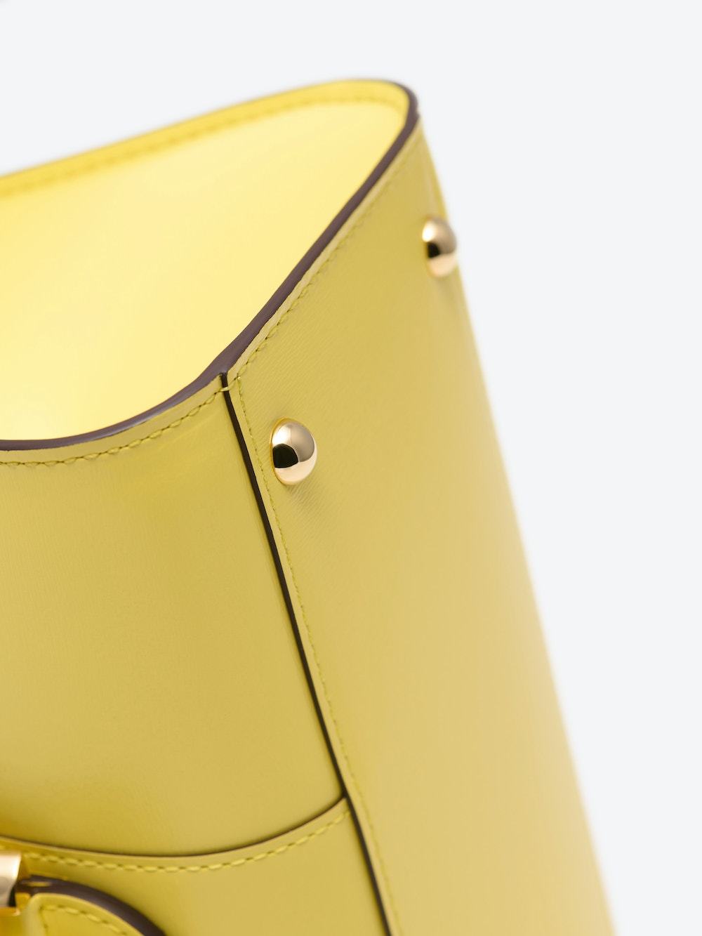 Delvaux Brillant Mini Handbag In Yellow