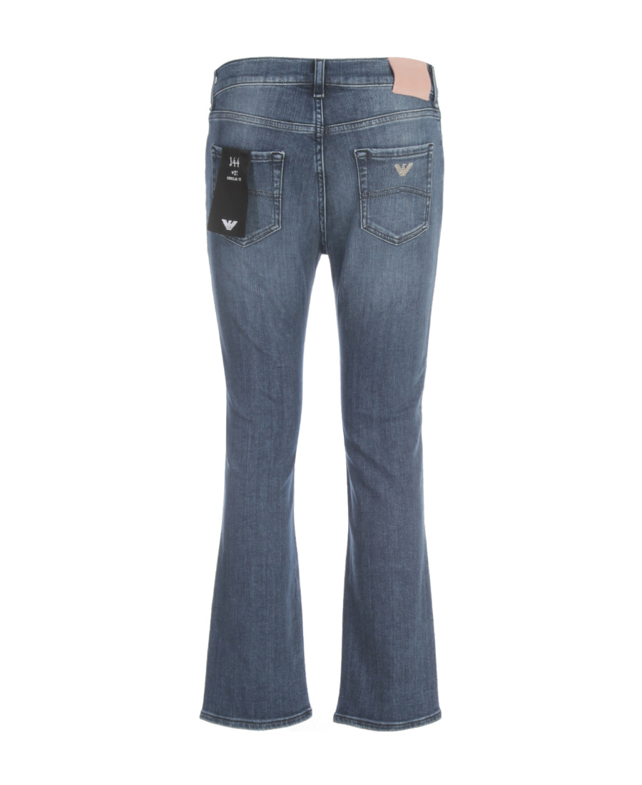 Emporio Armani Cropped Jeans In Gray