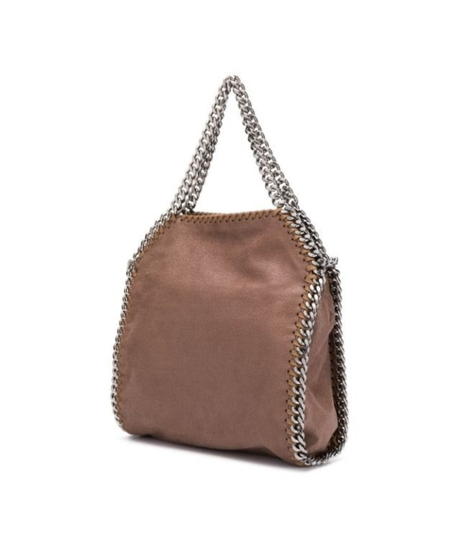 Stella Mccartney Mini Falabella Crossbody Bag In Brown