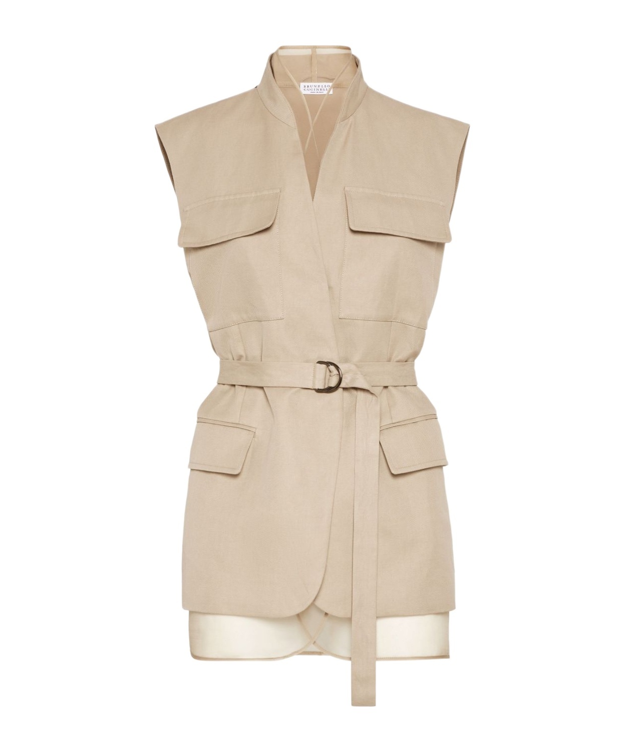 Brunello Cucinelli Gilet In Nude