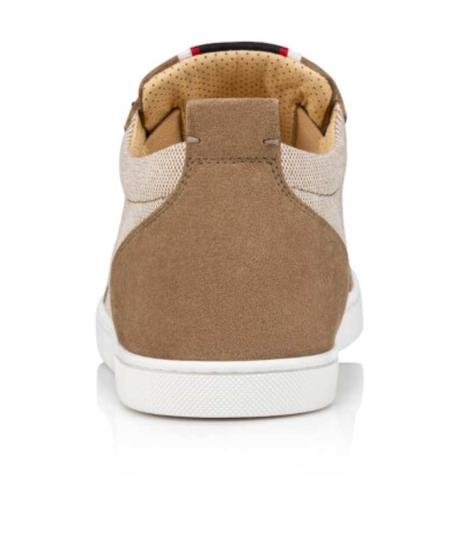 Christian Louboutin Fav Fique A Vontade Low-top Casual Sneakers In Nude
