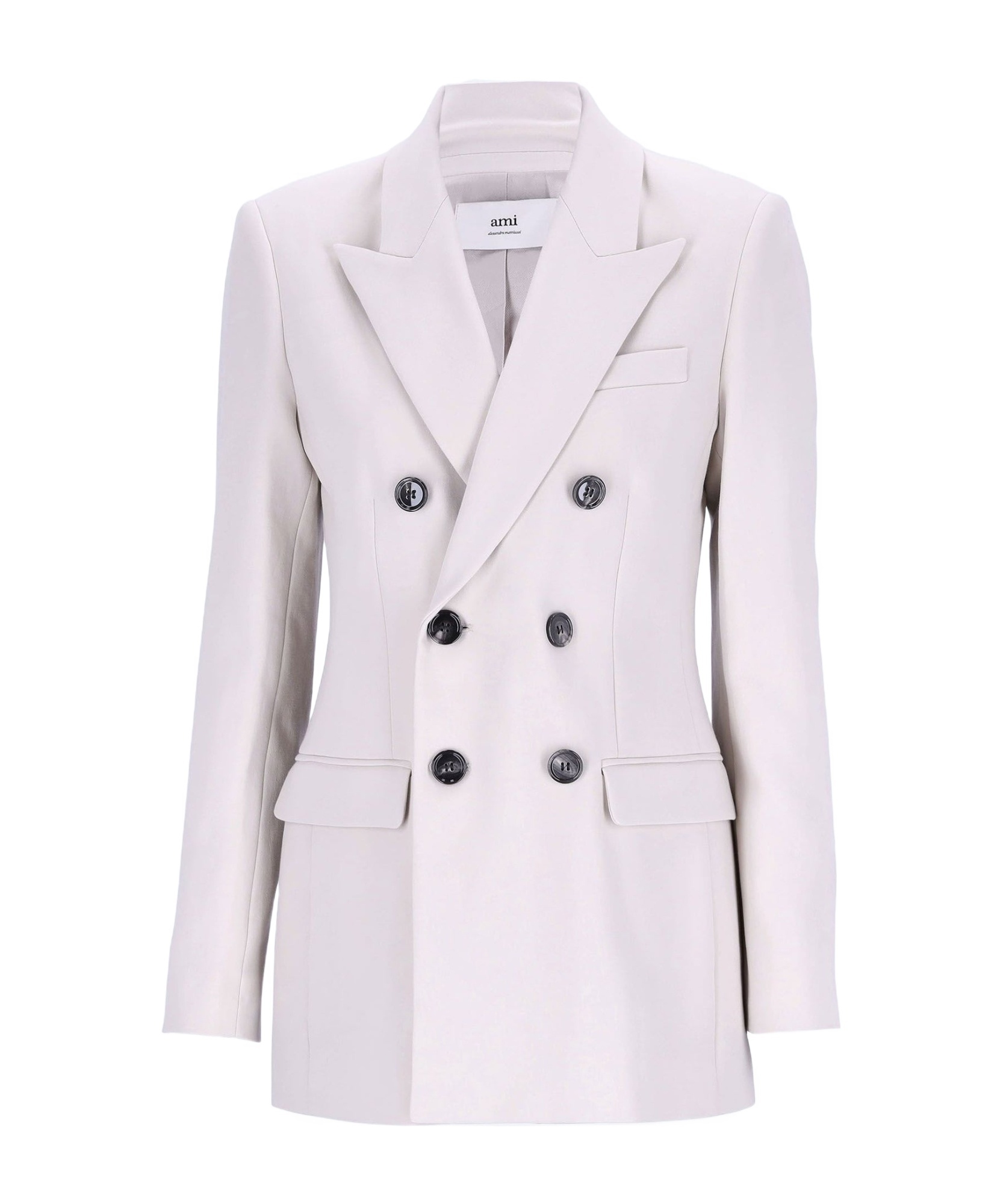Ami Alexandre Mattiussi Double-breasted Jacket In White