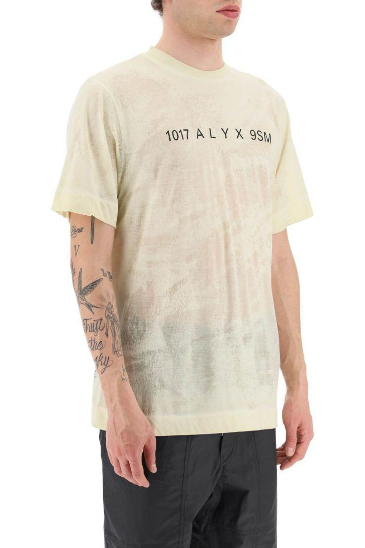 Alyx T-shirt With Round Neck And Short Sleeves In White