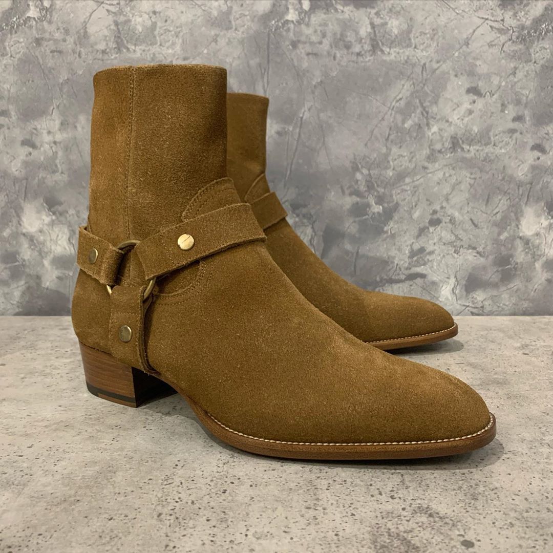 Saint Laurent Boots In Brown