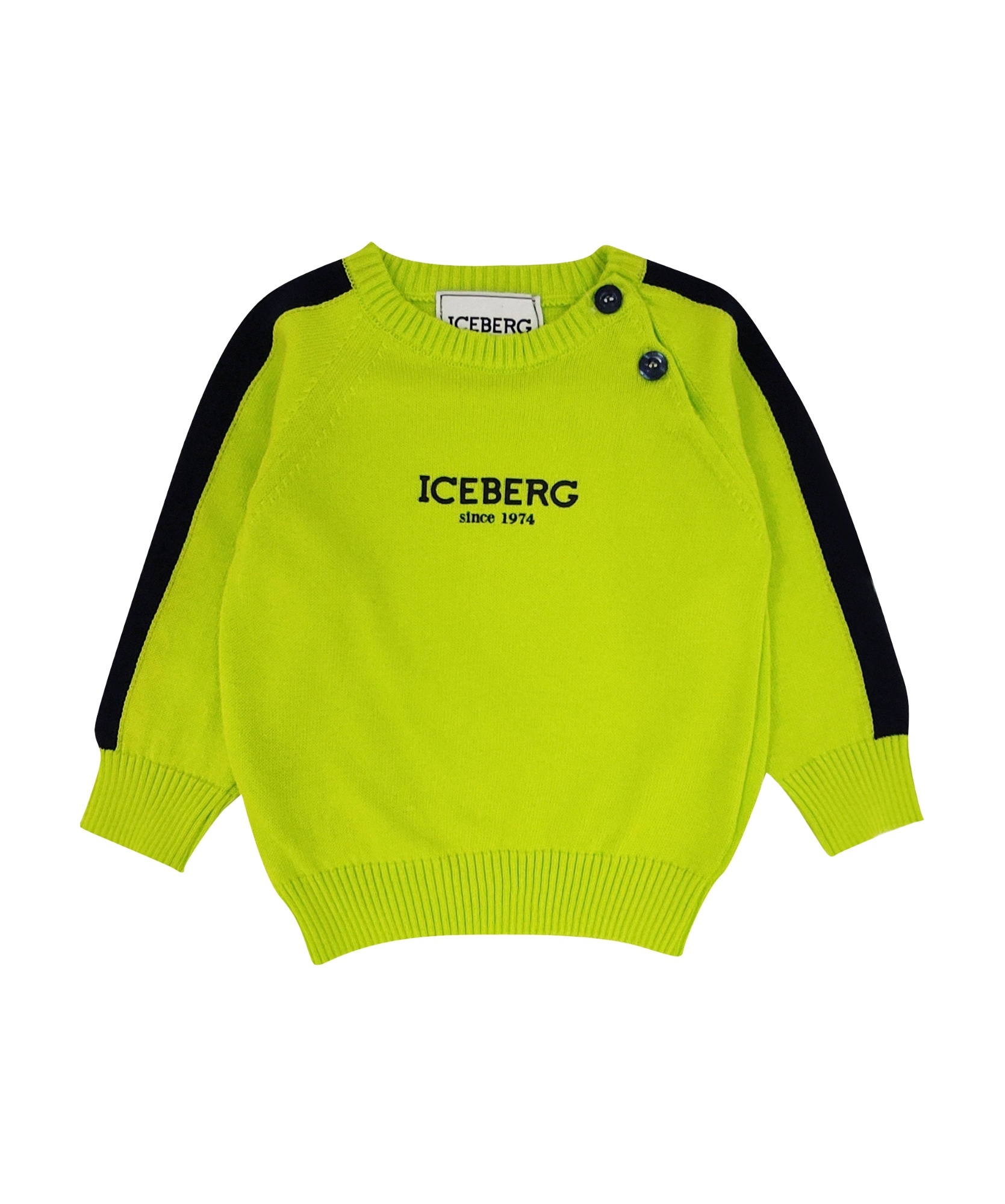 Iceberg Long-sleeved Sweater In Yellow