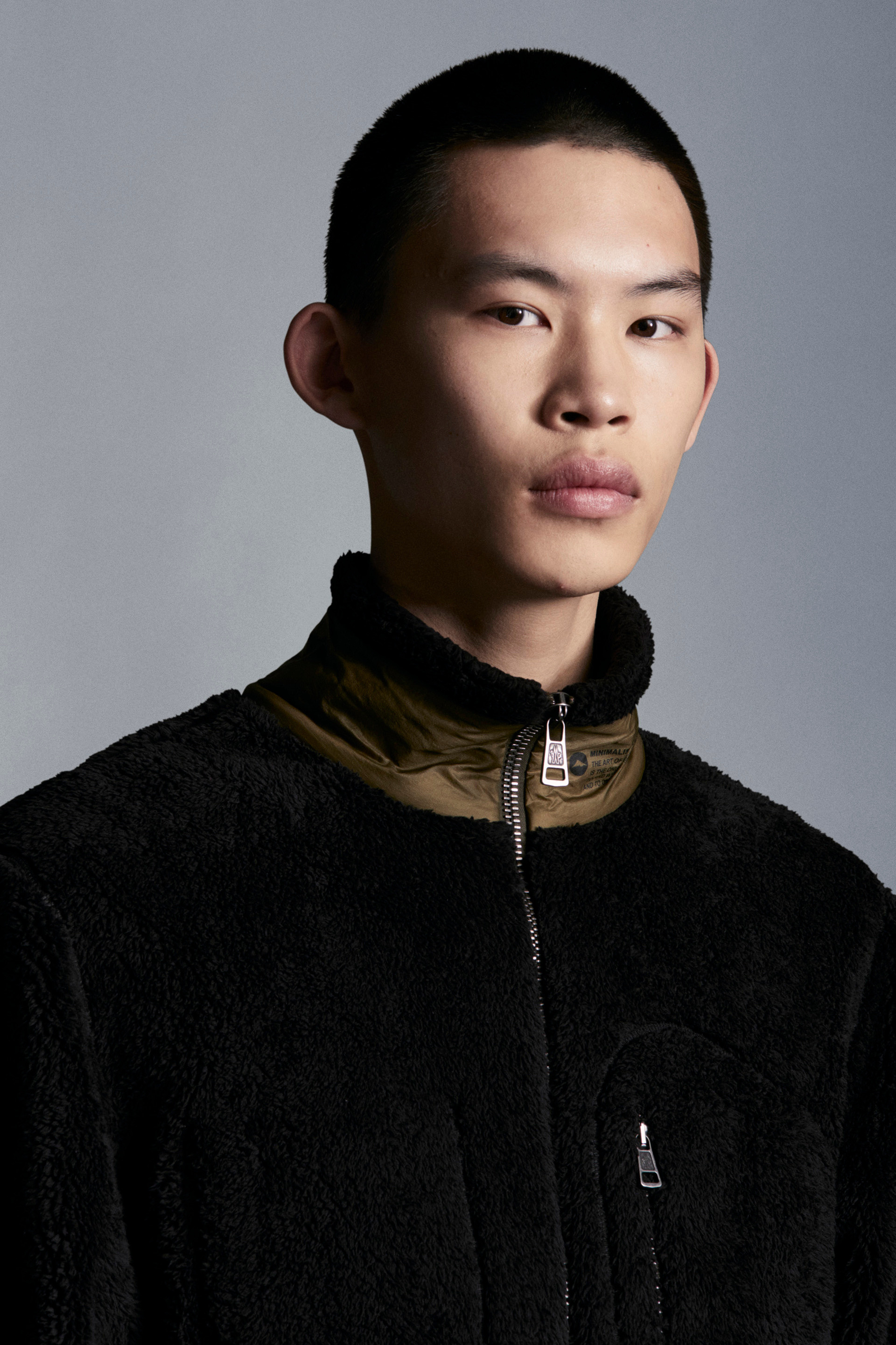 Moncler Black Sports Leisure Jacket In Black