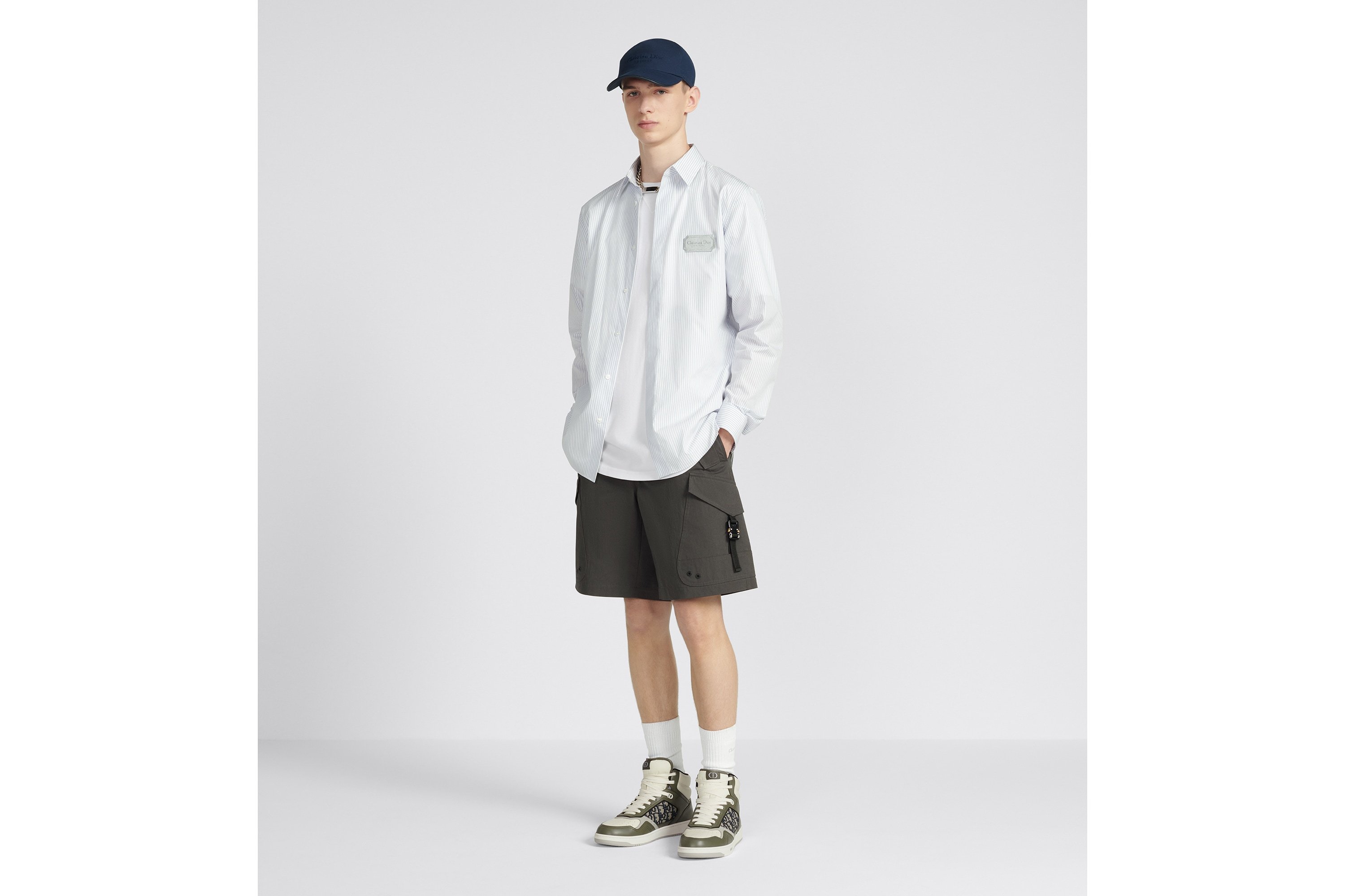 Dior Logo Shorts In Black