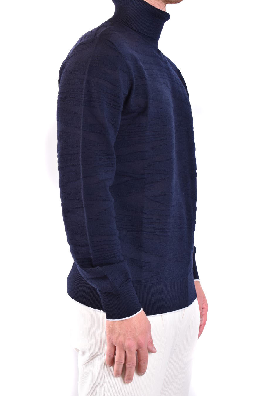 Missoni Long-sleeved High-neck Sweater In Black