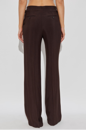 Tom Ford Belt Loops Slacks In Black